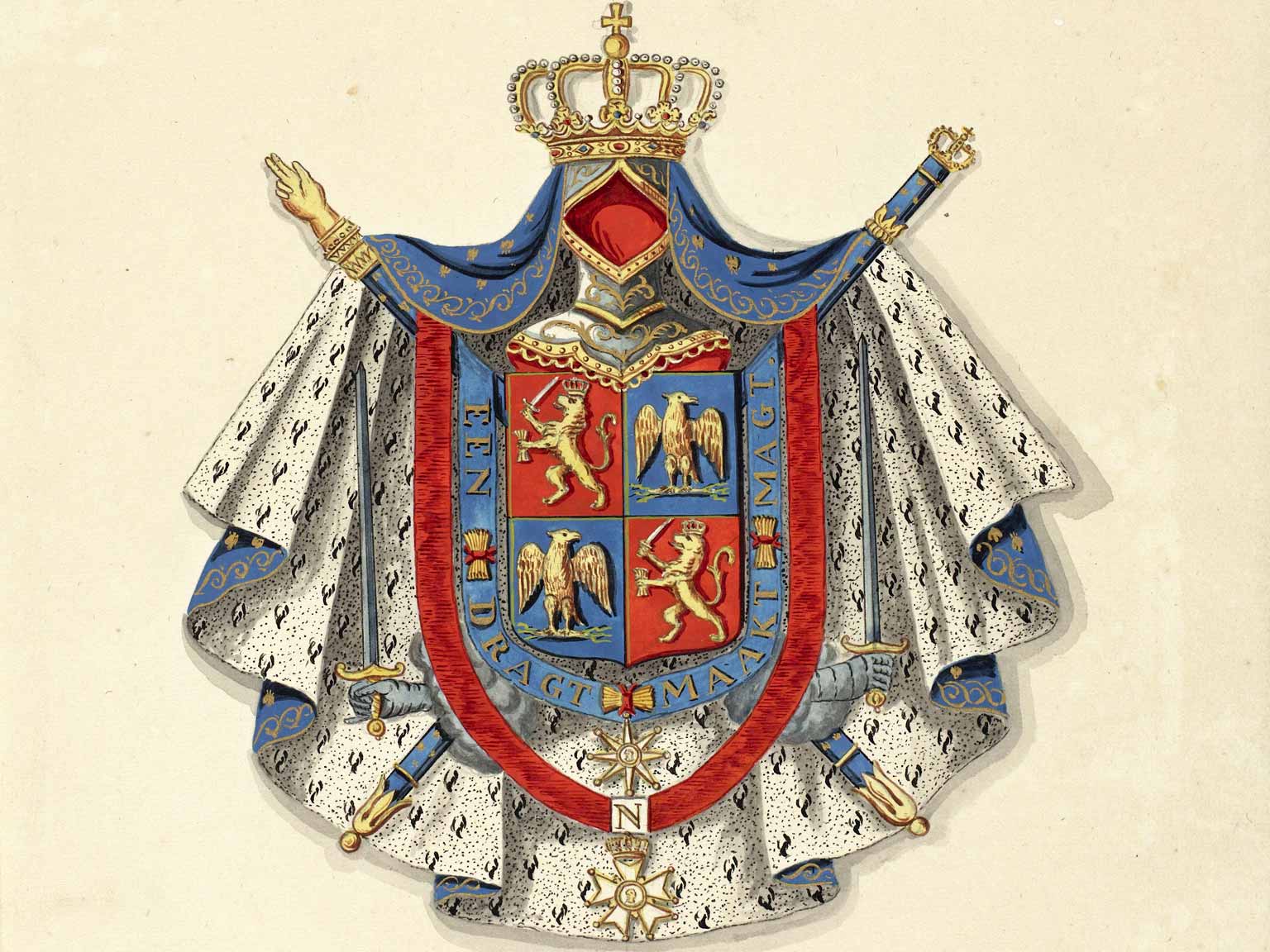 Coat of arms of King Louis Napoleon, King of Holland
