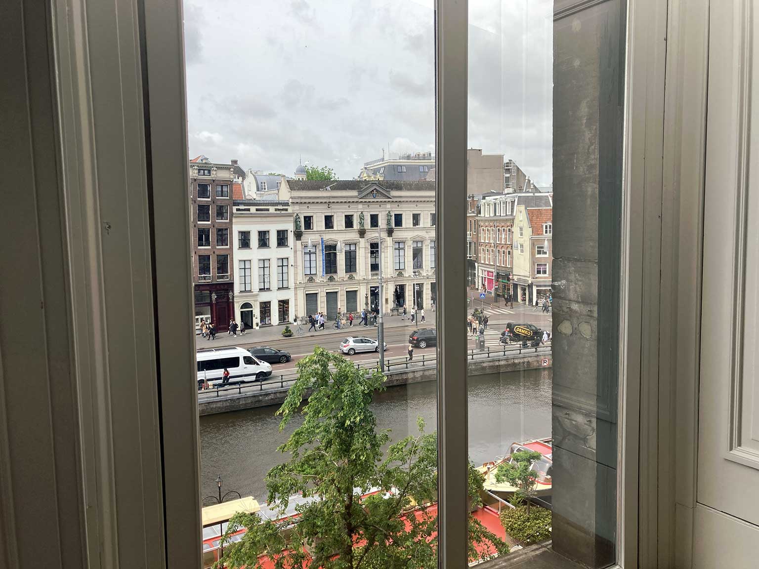 Rokin, Amsterdam, gezien vanuit het Allard Pierson museum