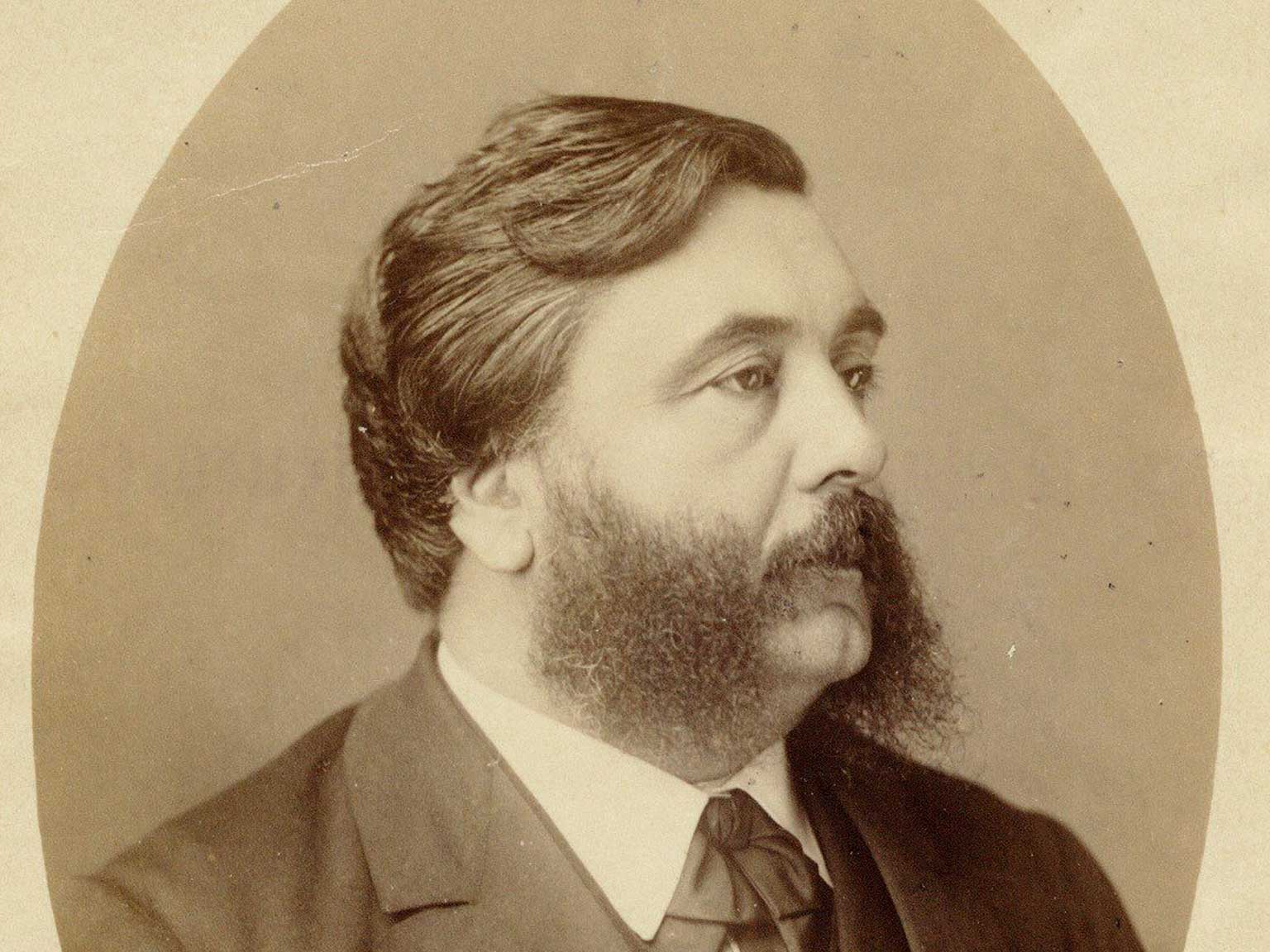 Foto van Allard Pierson (1831-1896) (uitsnede)