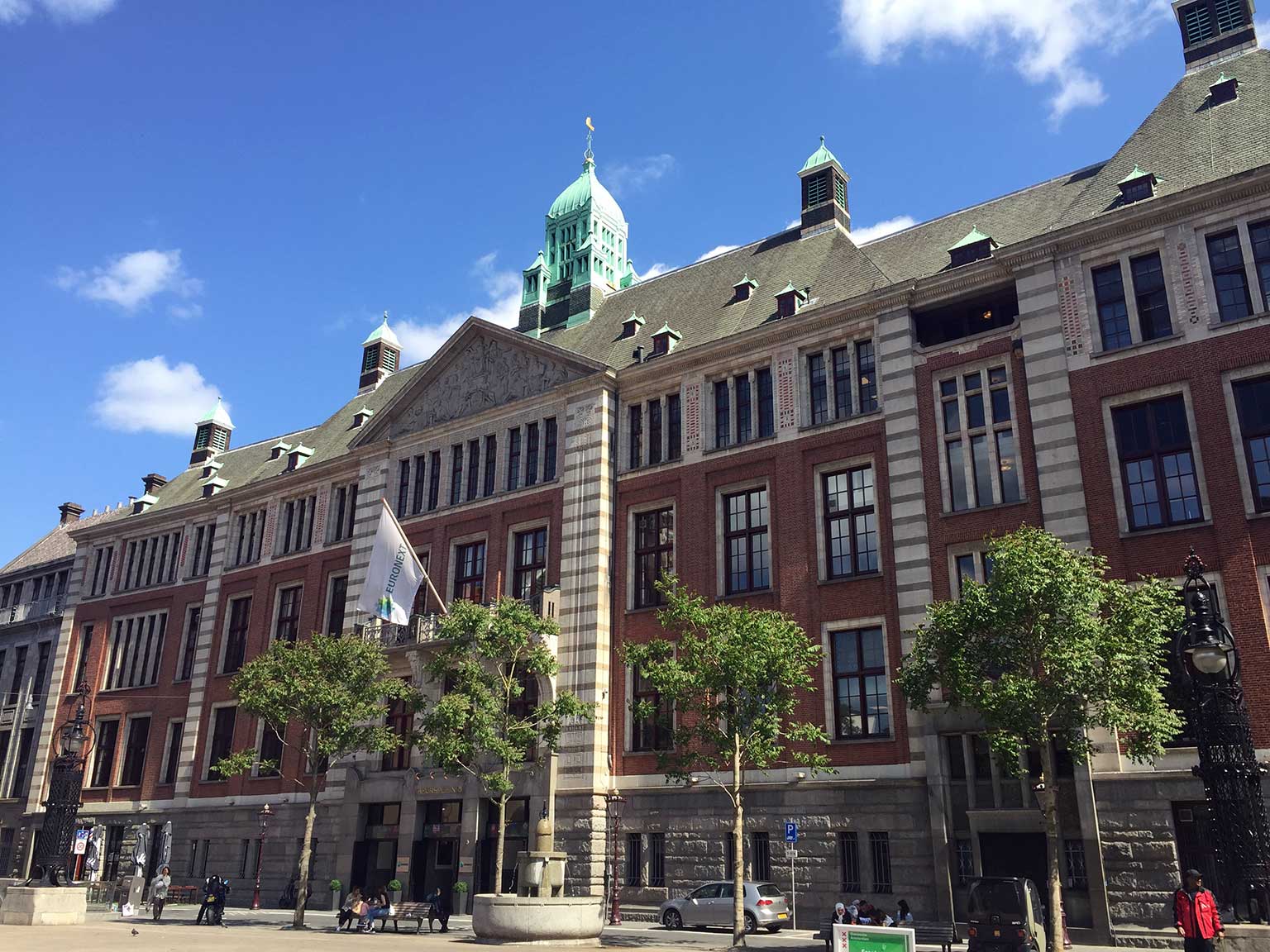 Stock Exchange (Euronext) at Beursplein 5, Amsterdam