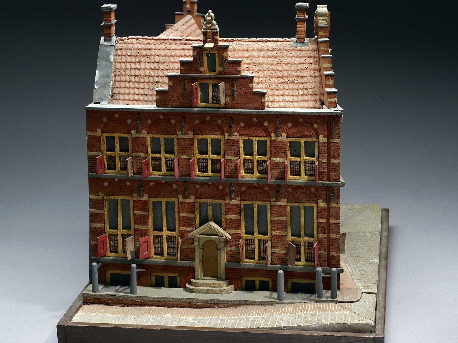 Model van het Huis Aan De Drie Grachten, Amsterdam