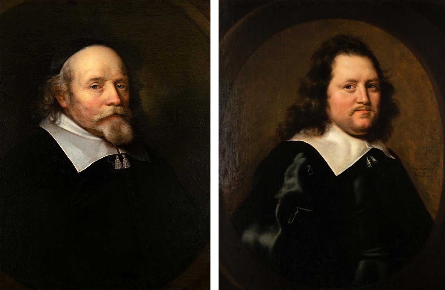 Paintings of Louis De Geer the Elder (1587-1652) and Laurens de Geer (1614-1666)