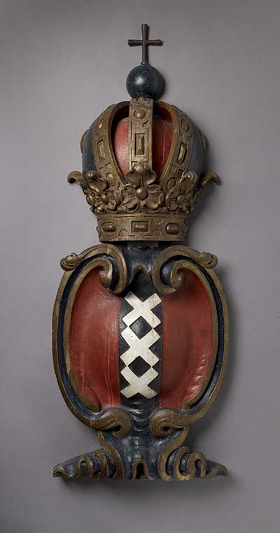 Amsterdam coat of arms from around 1650