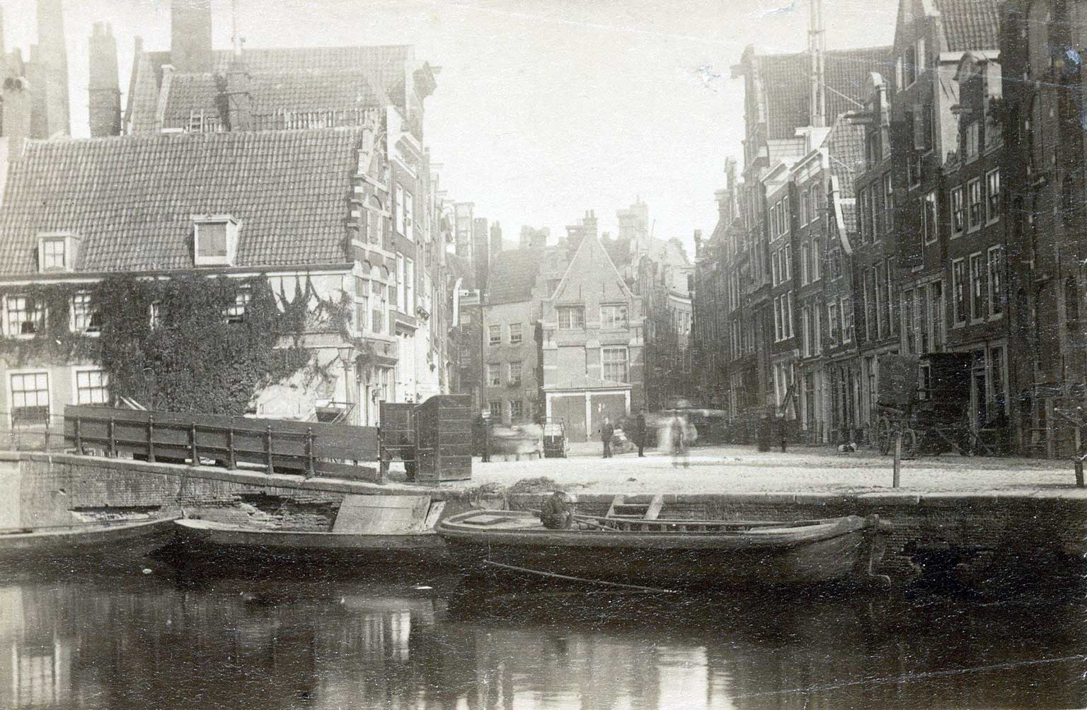 Nieuwezijds Kolk, Amsterdam, rond 1880