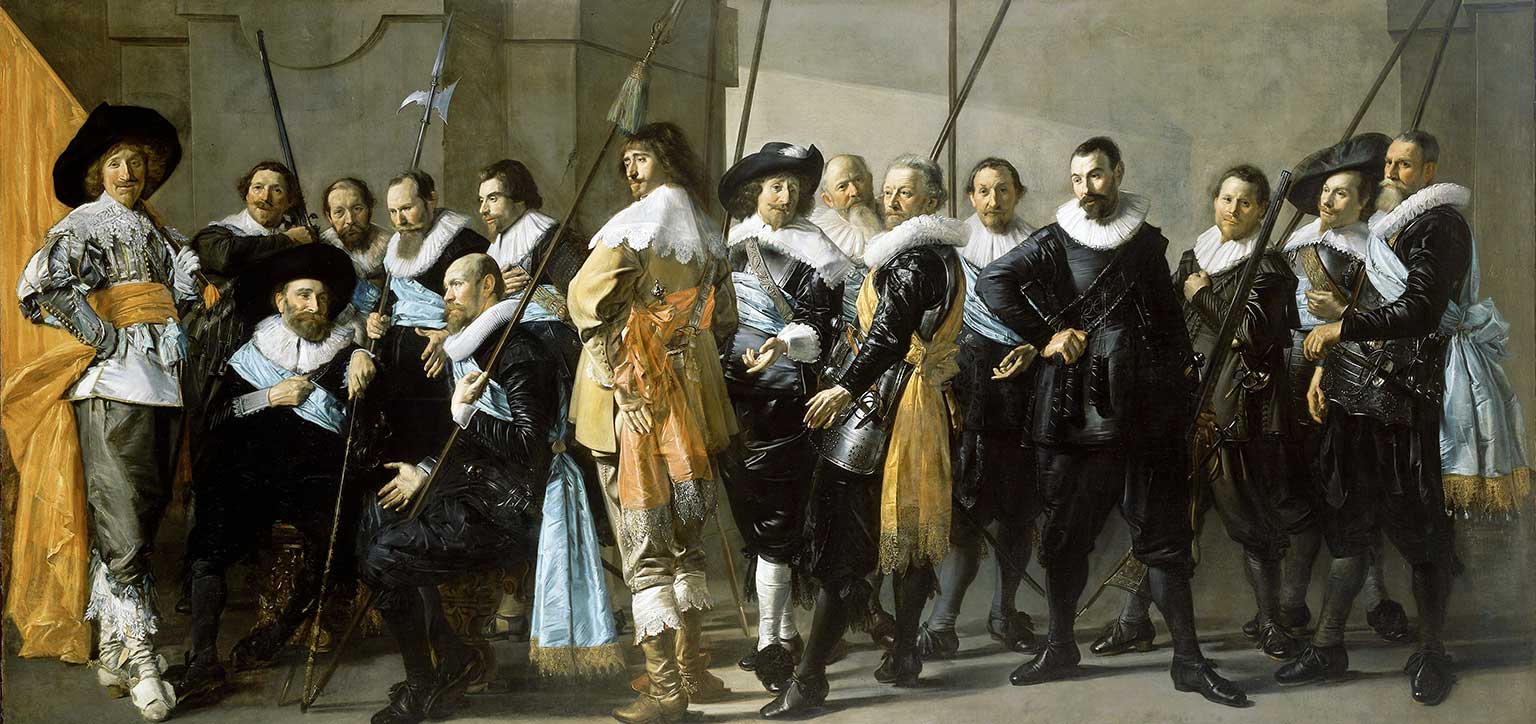 The Meagre Company, by Frans Hals and Pieter Codde, painting from 1637