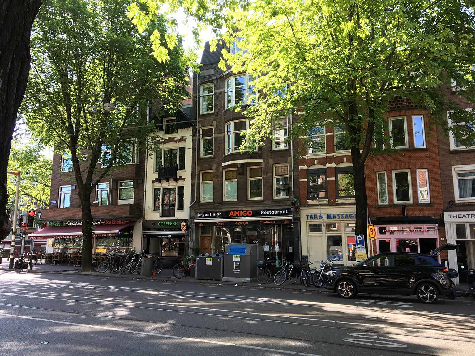 Rozengracht 1 to 9 (south side), Amsterdam, corner Prinsengracht