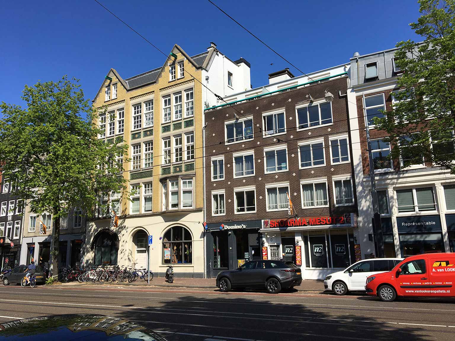 Art Nouveau building Edelweiss at Rozengracht 168-178, Amsterdam