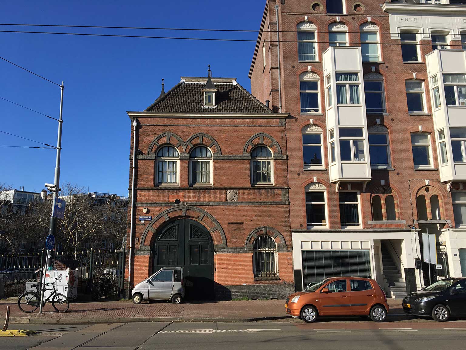 Former Fire Station Rudolf from 1894 at Rozengracht 238, Amsterdam