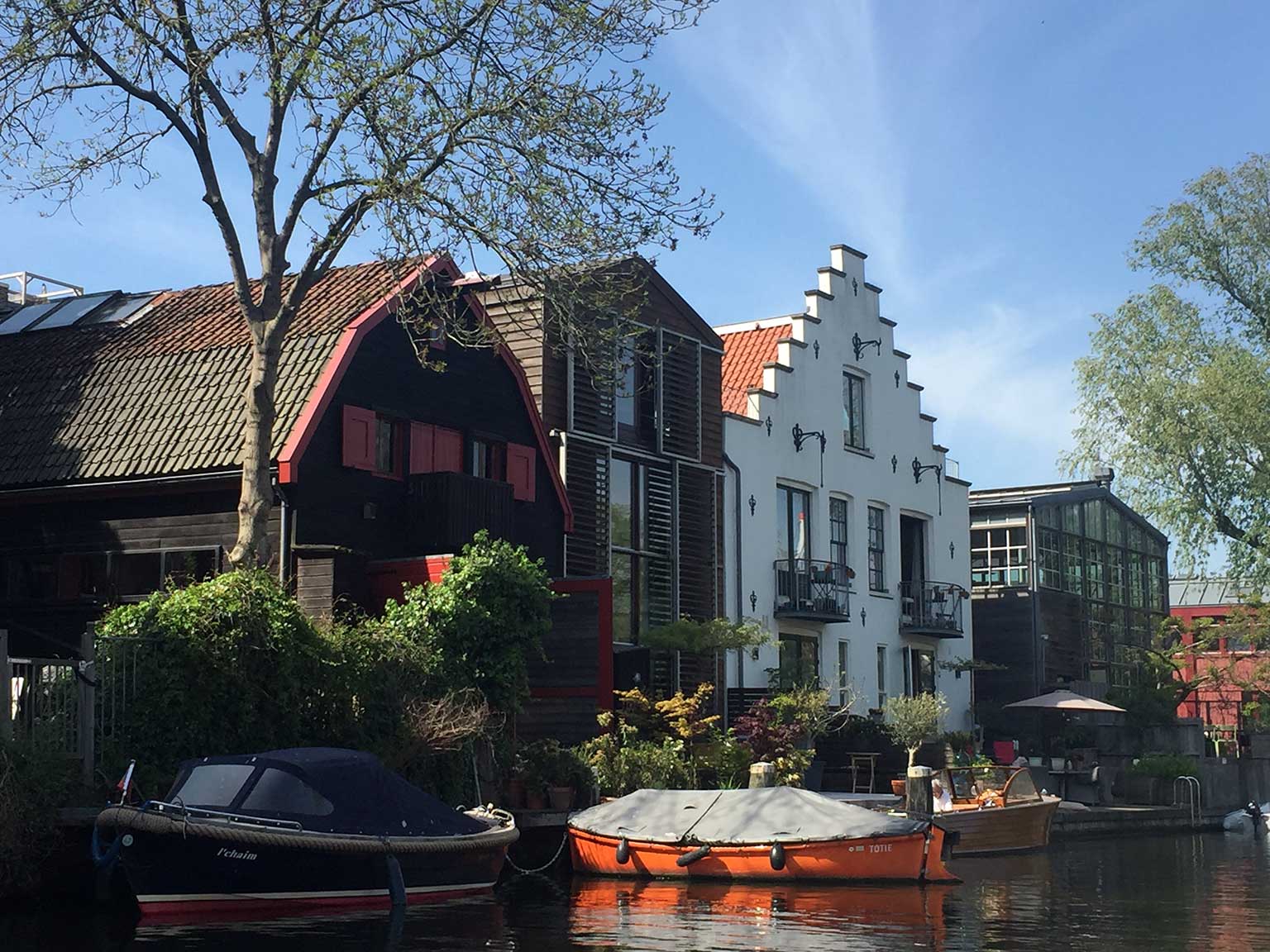 Gezicht vanaf de Galgenbrug richting Prinseneiland, Amsterdam