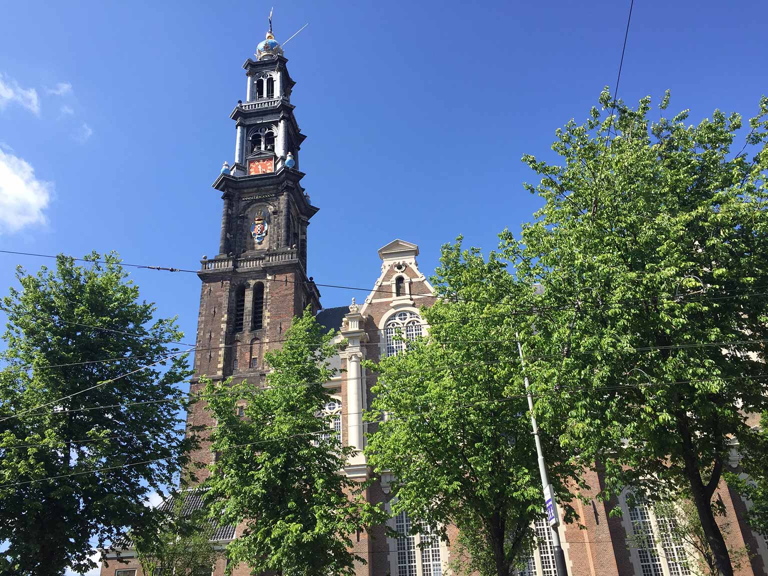 Zuidkant van de Westerkerk, Amsterdam