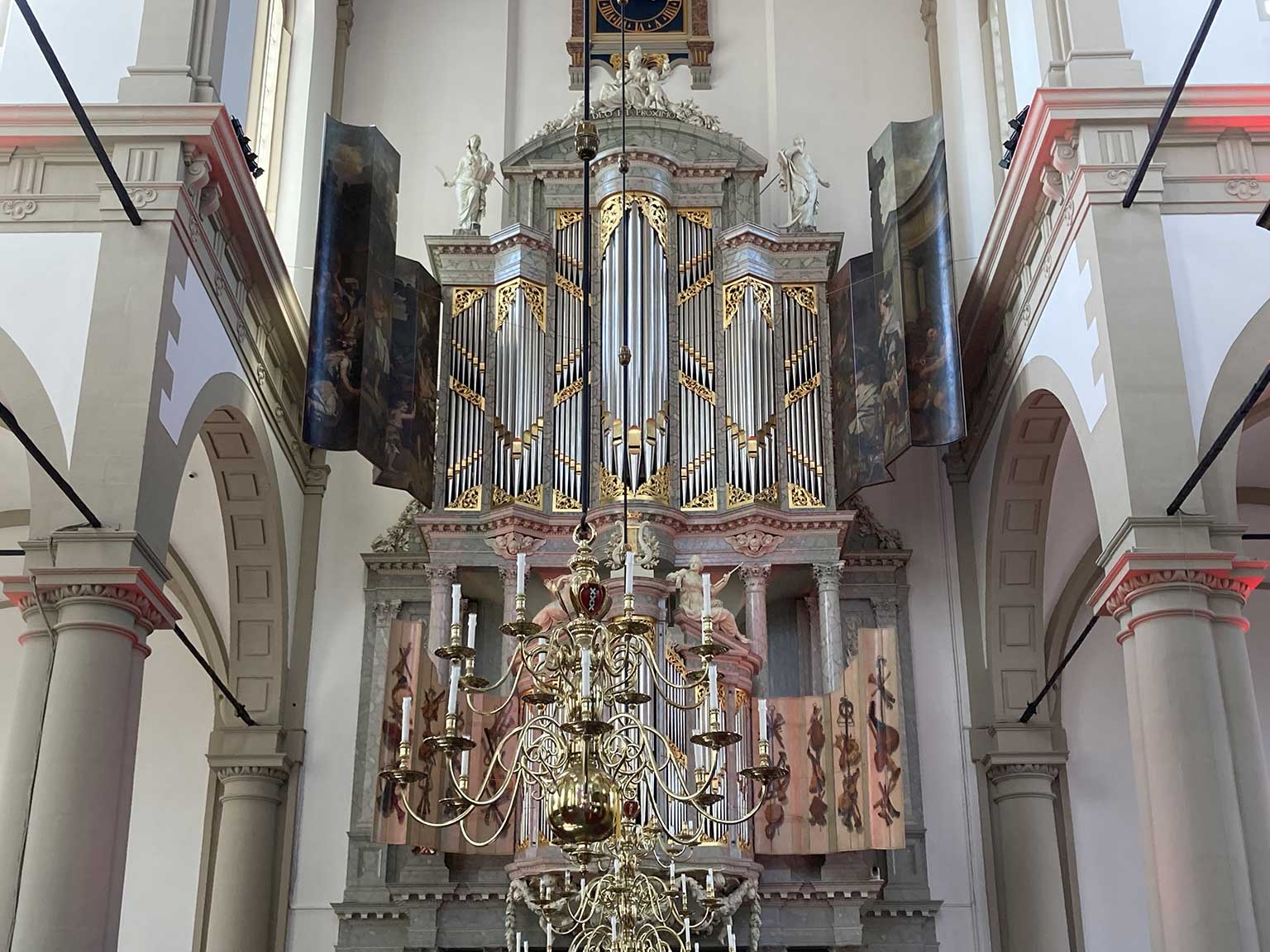 Main organ from 1686 of the Westerkerk, Amsterdam, built by Roelof Barentszn Duyschot